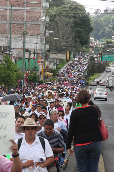 Jornada De Protestas Magisteriales En Xalapa